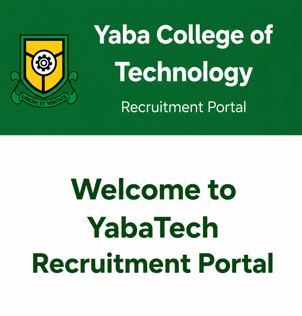 Academic and Non-Academic Staff Positions Recruitment at YABATECH in Lagos State