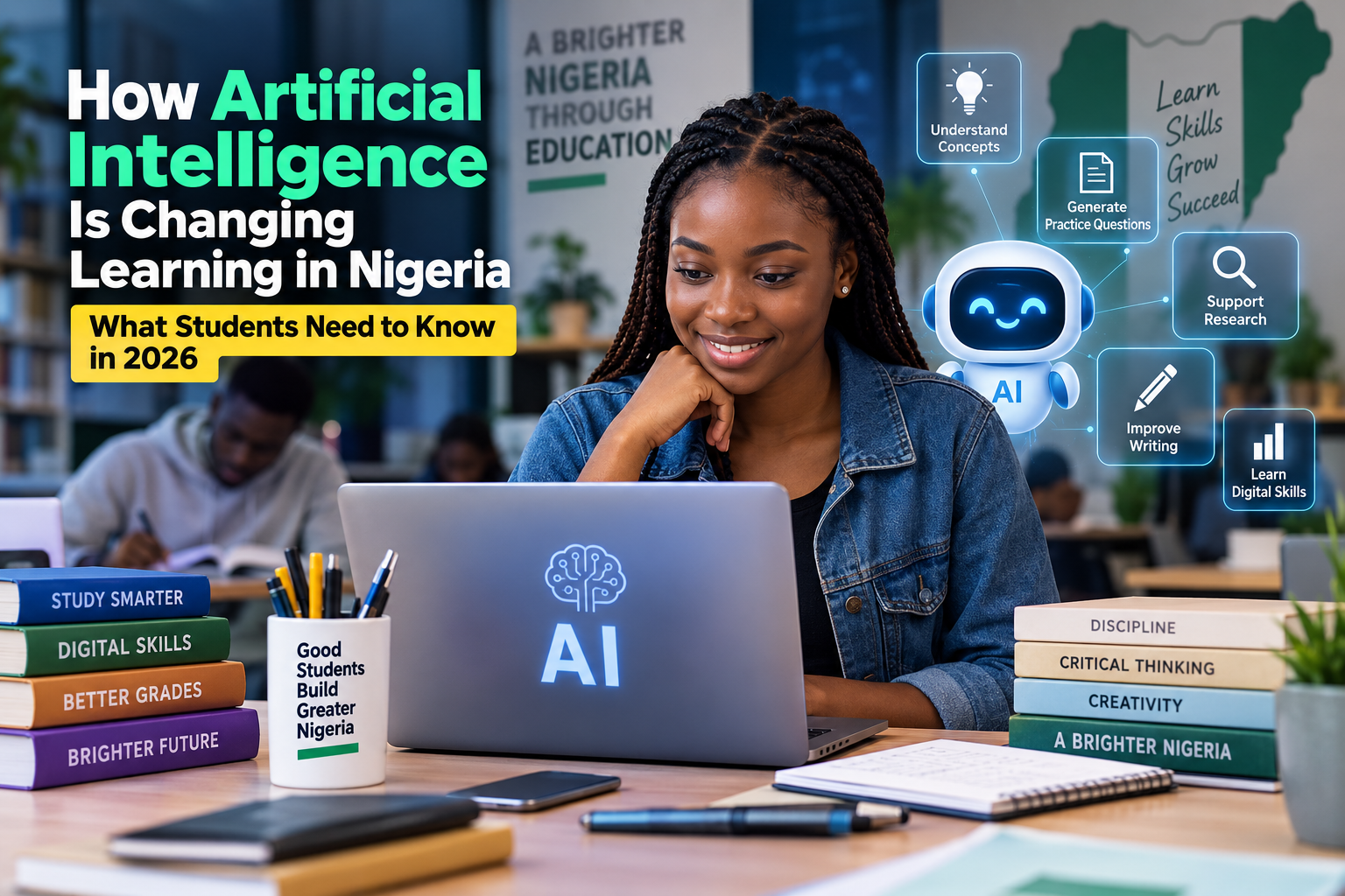How can Students and Graduates in Nigeria use AI for Learning, Research, Academic Work and Digital Skills