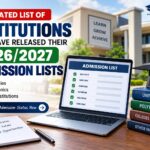 List of Institutions That Have Released Their 2026/2027 Admission Lists in Nigeria