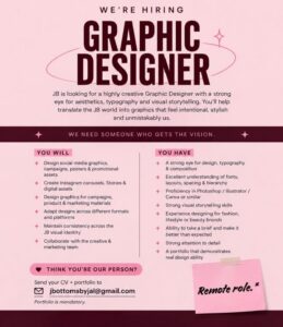 Remote Job Opportunities for Graphics Designers, Video Editors and Ads Managers at JB