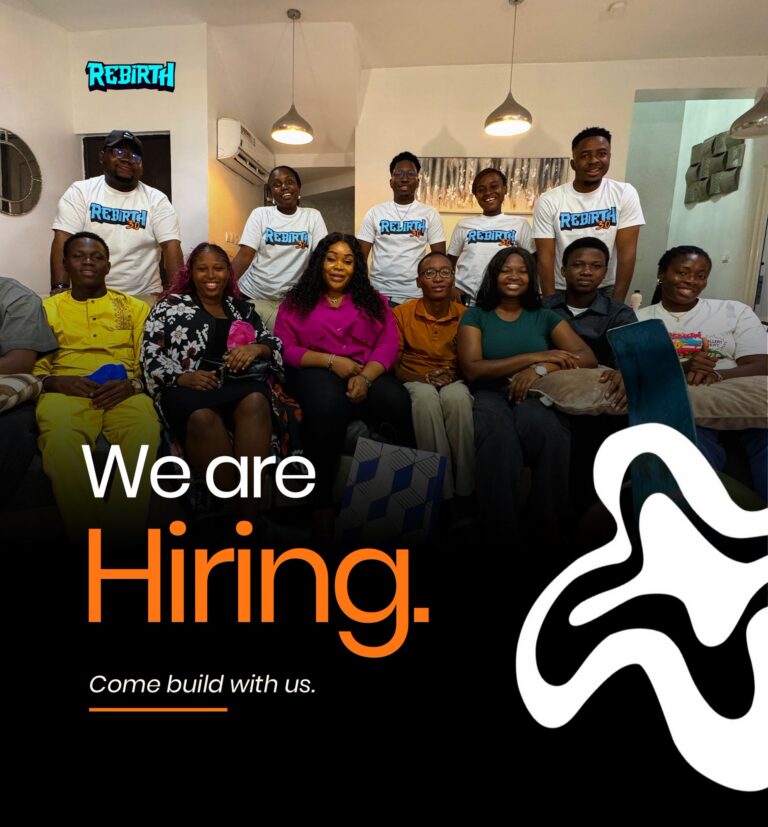Remote and On-site Social Media manager, Community Manager, web3 Instructor, Frontend Engineer, Partnership Lead, Videographer, Video Editor and Graphics Designer Vacancies at Rebirth
