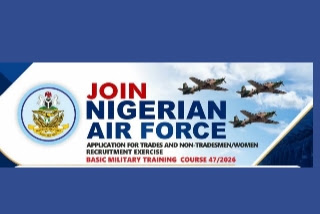 Nigerian Air Force is Recruiting Tradesmen/Women and Non-Tradesmen/Women