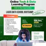 Lagos Data School Online Tech and Data Learning Scholarship Programme Cohort 1 2026